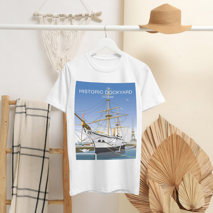 The Historic Dockyard T-Shirt by Dave Thompson