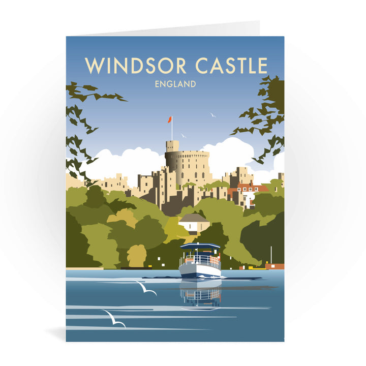 Windsor Castle Greeting Card 7x5