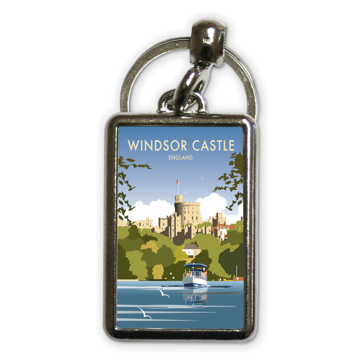 Windsor Castle Metal Keyring