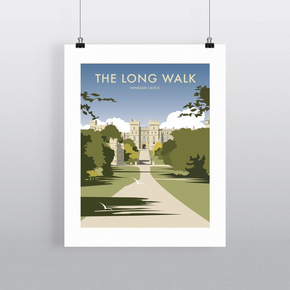 The Long Walk, Windsor Castle - Art Print