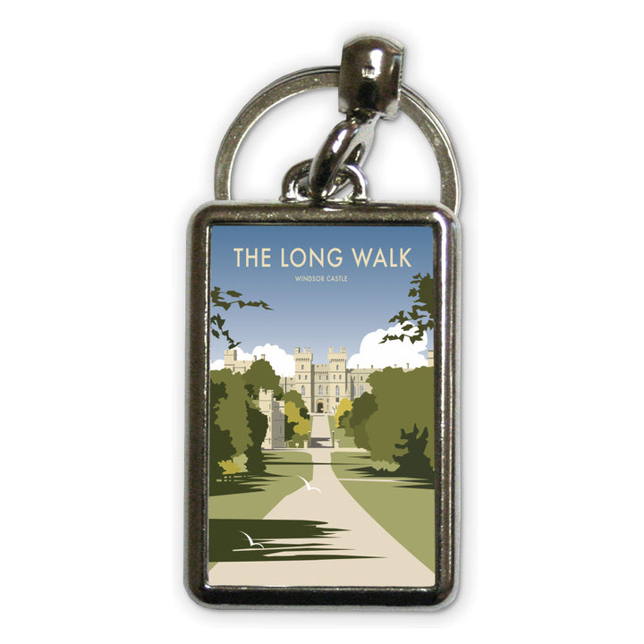 The Long Walk, Windsor Castle Metal Keyring