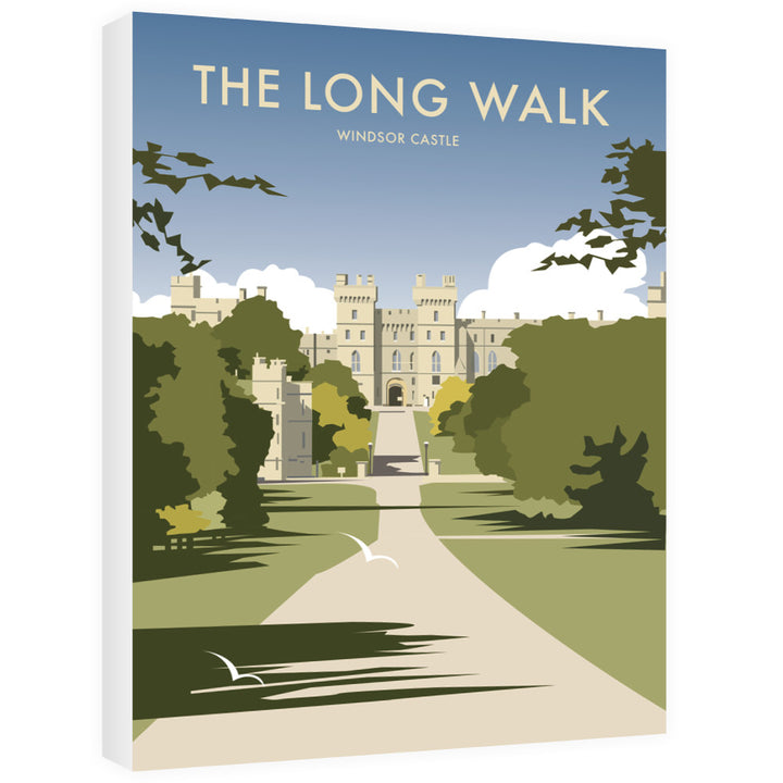 The Long Walk, Windsor Castle Canvas