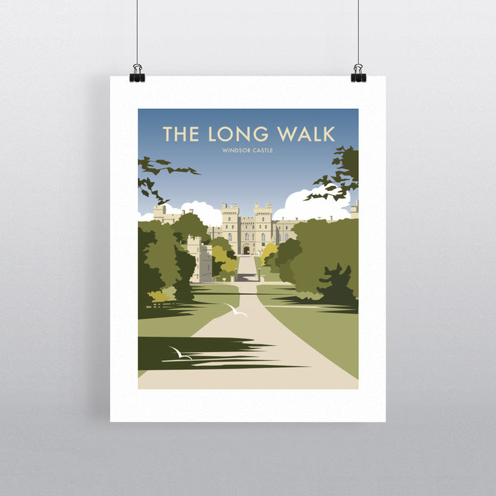 The Long Walk, Windsor Castle Fine Art Print