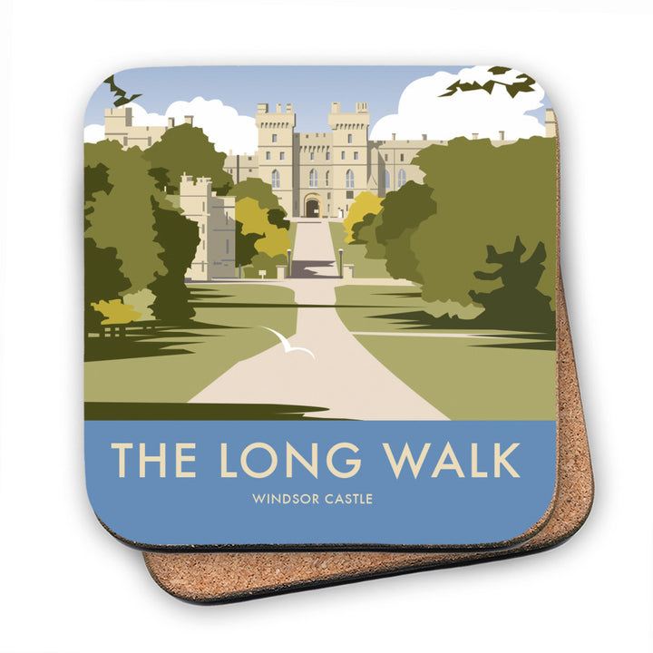 The Long Walk, Windsor Castle MDF Coaster