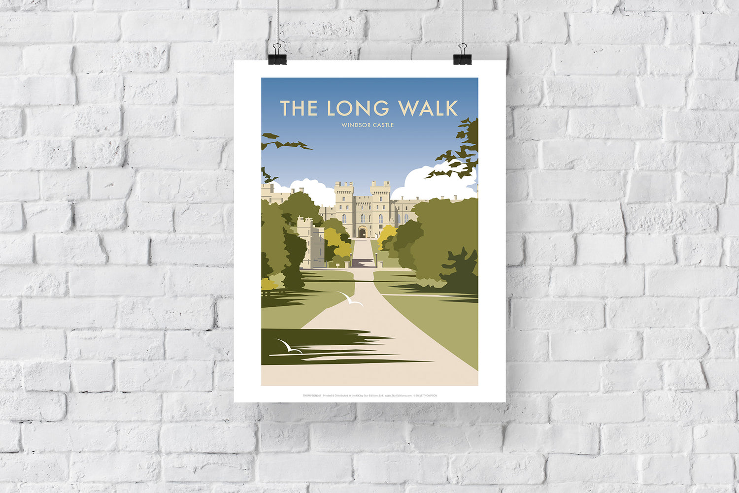 The Long Walk, Windsor Castle - Art Print