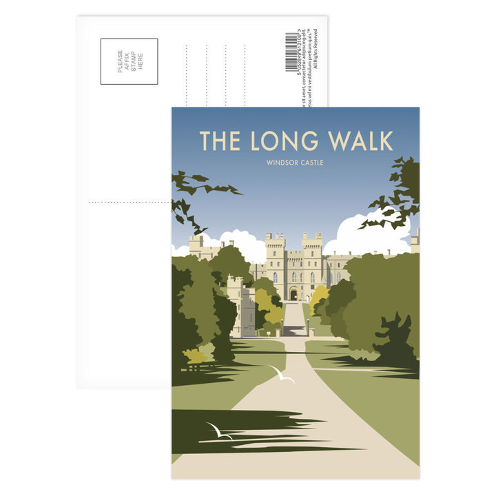 The Long Walk, Windsor Castle Postcard Pack