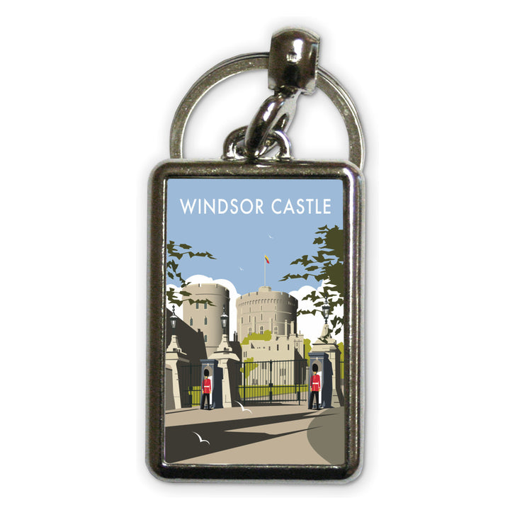 Windsor Castle Metal Keyring