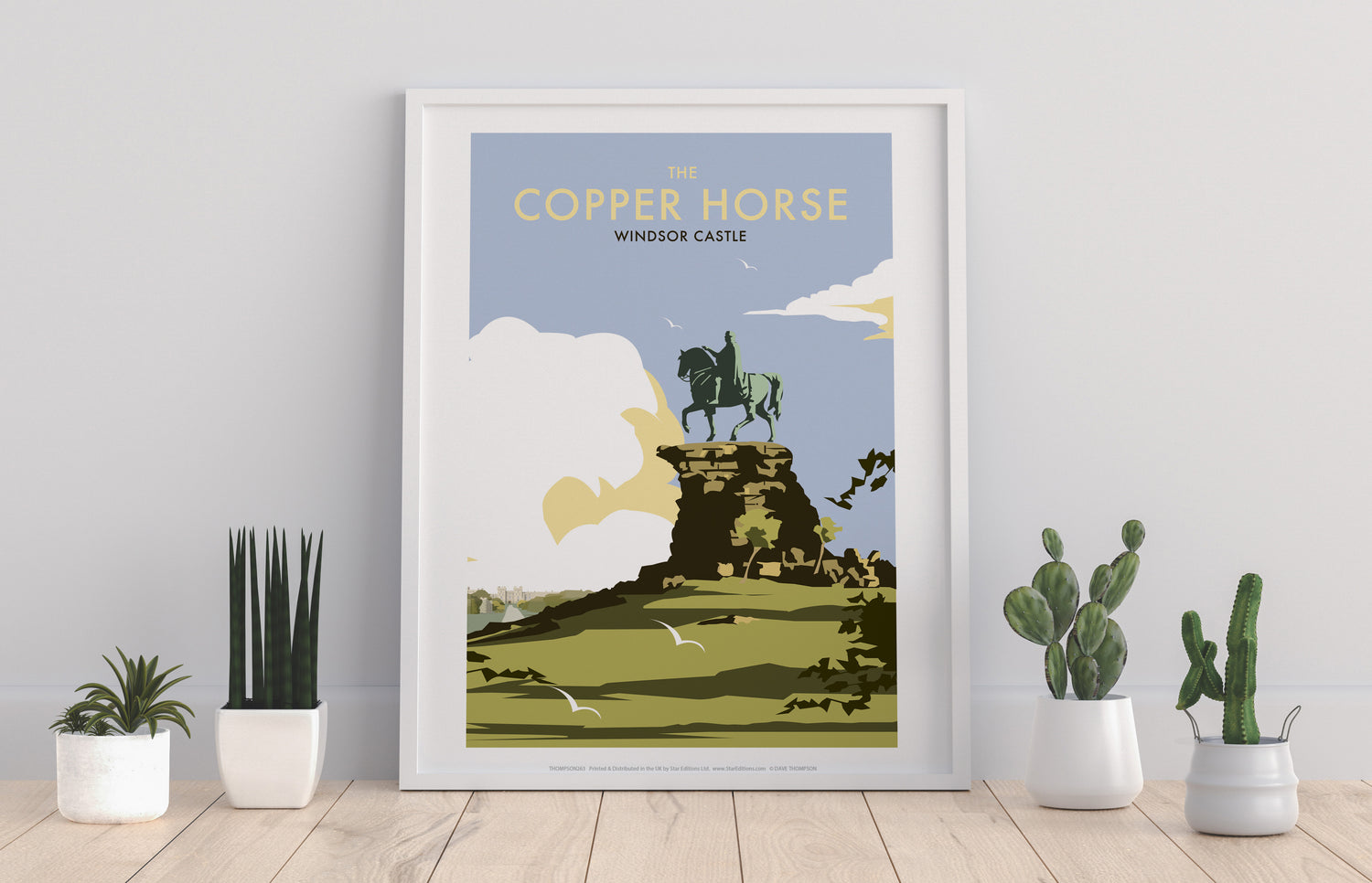 The Copper Horse, Windsor Castle - Art Print