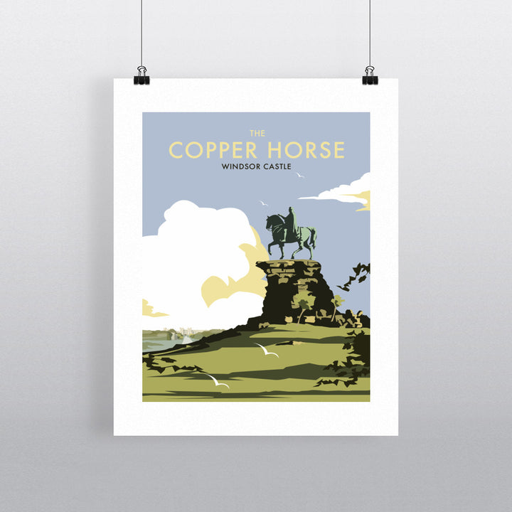 The Copper Horse, Windsor Castle Fine Art Print