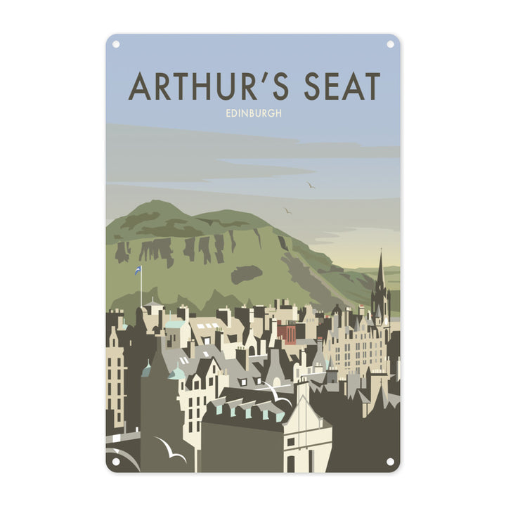 Arthur's Seat, Edinburgh Metal Sign