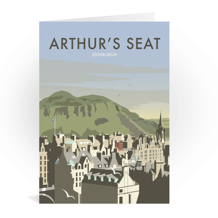 Arthur's Seat, Edinburgh Greeting Card 7x5