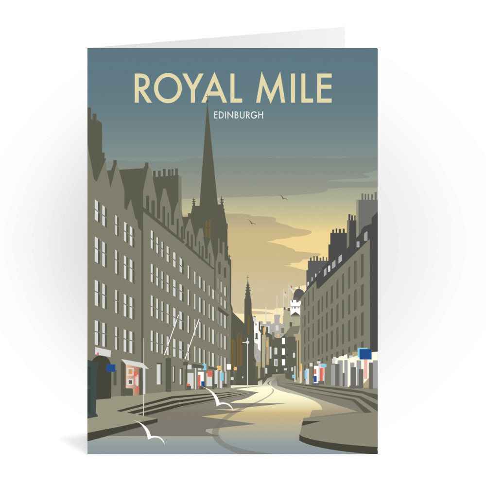 Royal Mile, Edinburgh Greeting Card 7x5