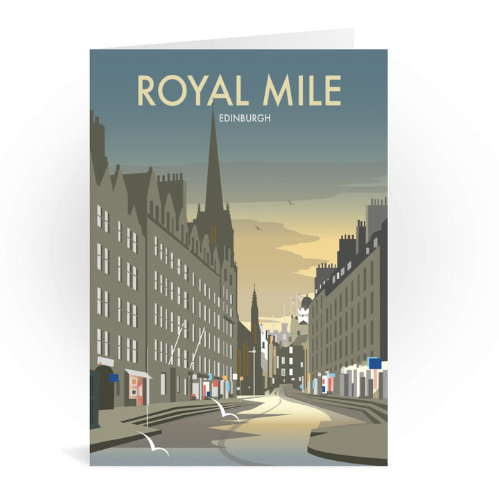 Royal Mile, Edinburgh Greeting Card 7x5
