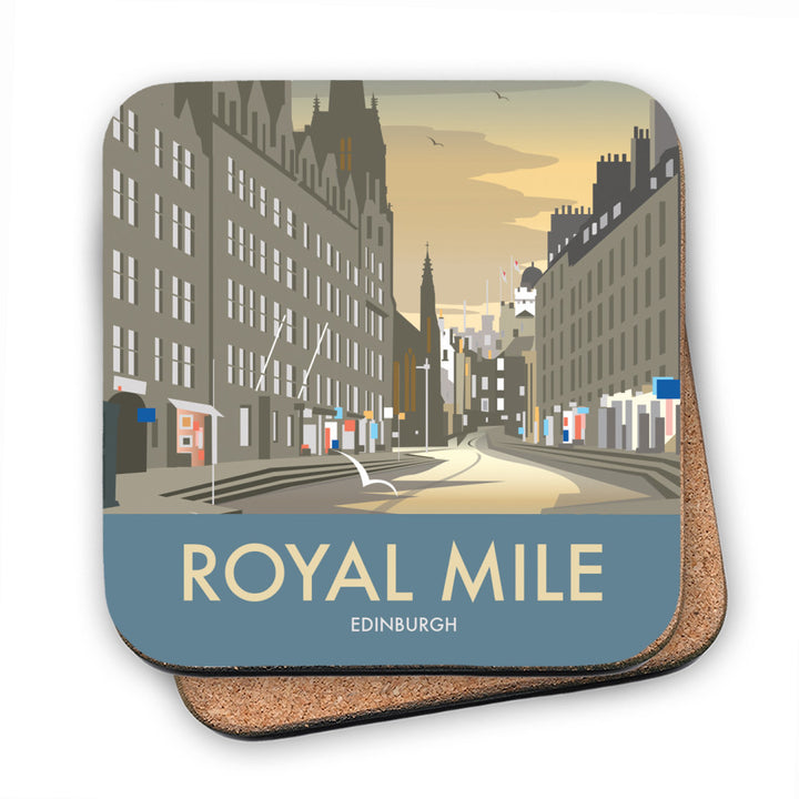 Royal Mile, Edinburgh MDF Coaster
