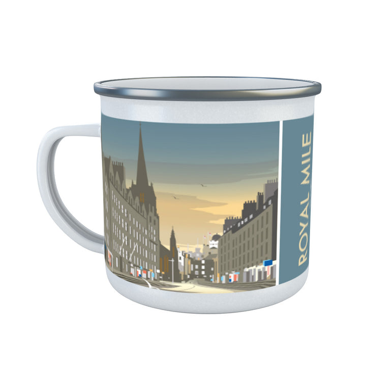 Royal Mile, Edinburgh Enamel Mug