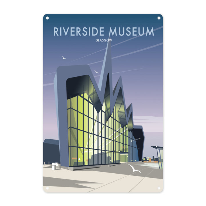 Riverside Museum, Glasgow Metal Sign