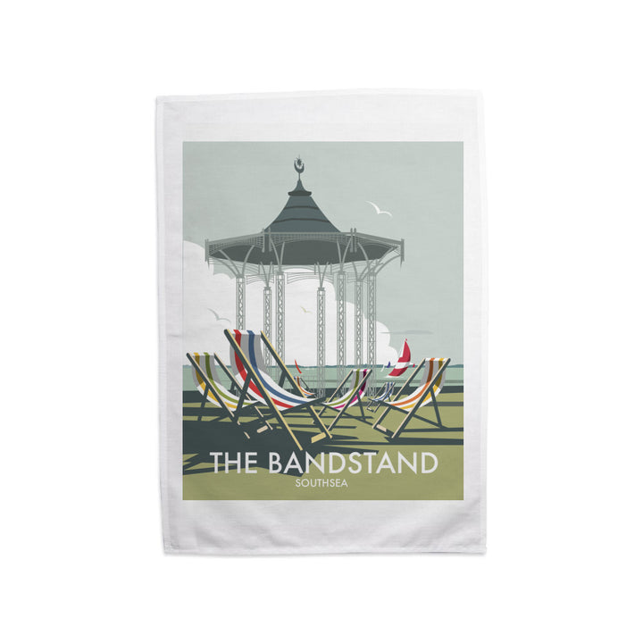 The Bandstand, Southsea Tea Towel