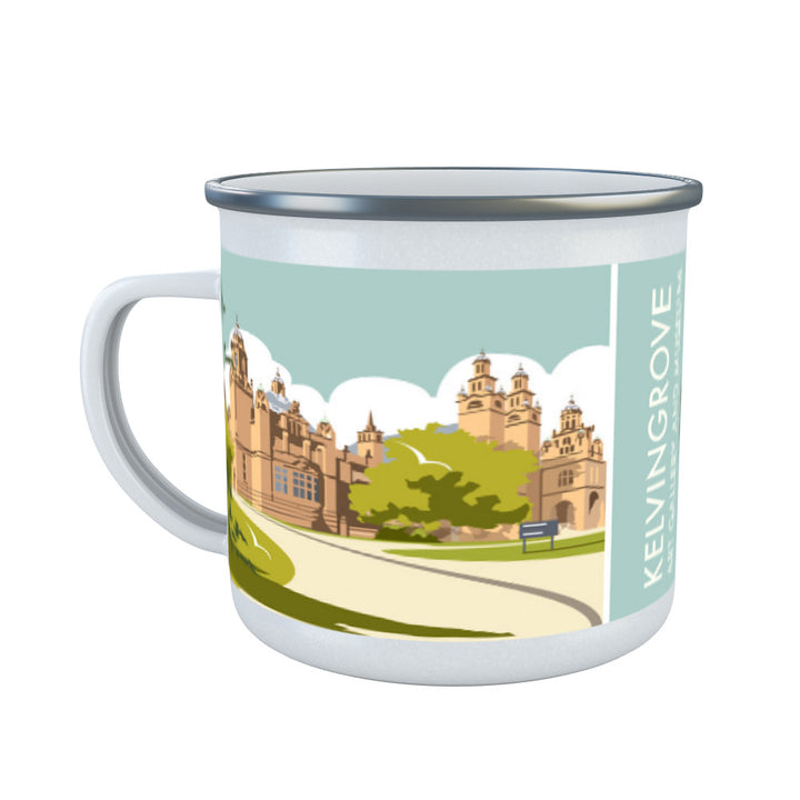 Kelvingrove Art Gallery, Glasgow Enamel Mug