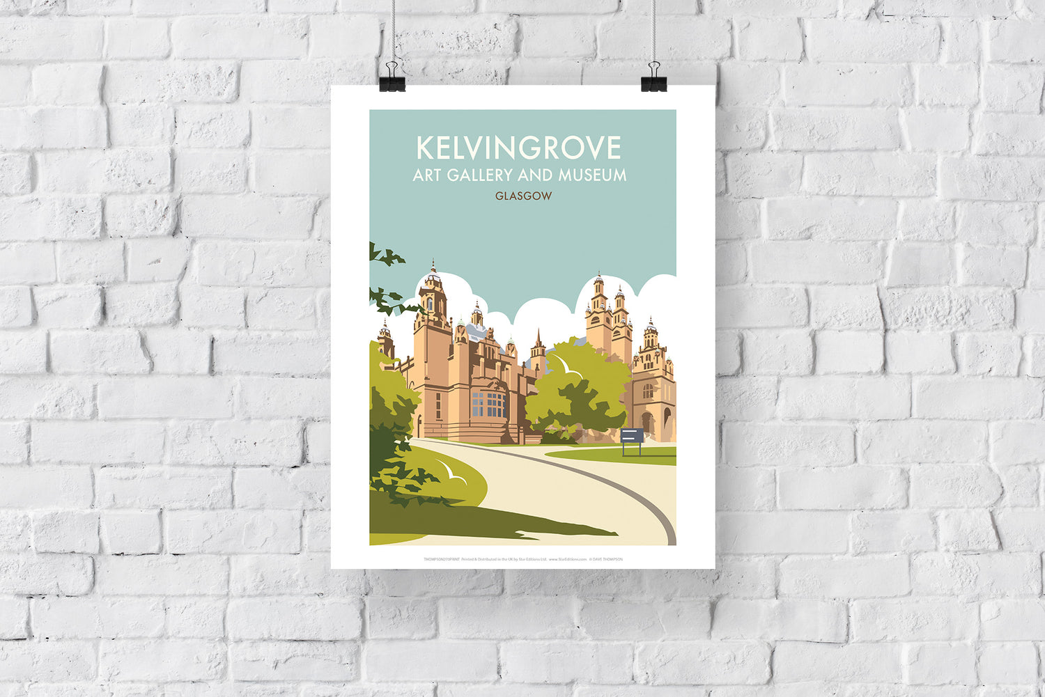 Kelvingrove Art Gallery, Glasgow - Art Print