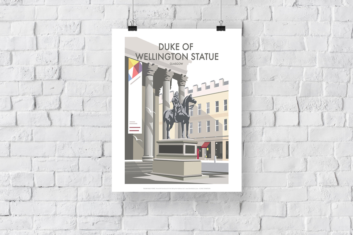 Duke Of Wellington Statue, Glasgow - Art Print