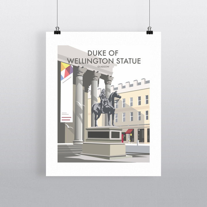 Duke Of Wellington Statue, Glasgow Fine Art Print