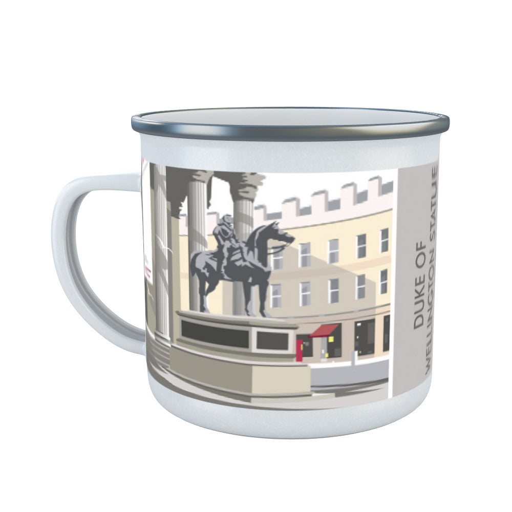 Duke Of Wellington Statue, Glasgow Enamel Mug