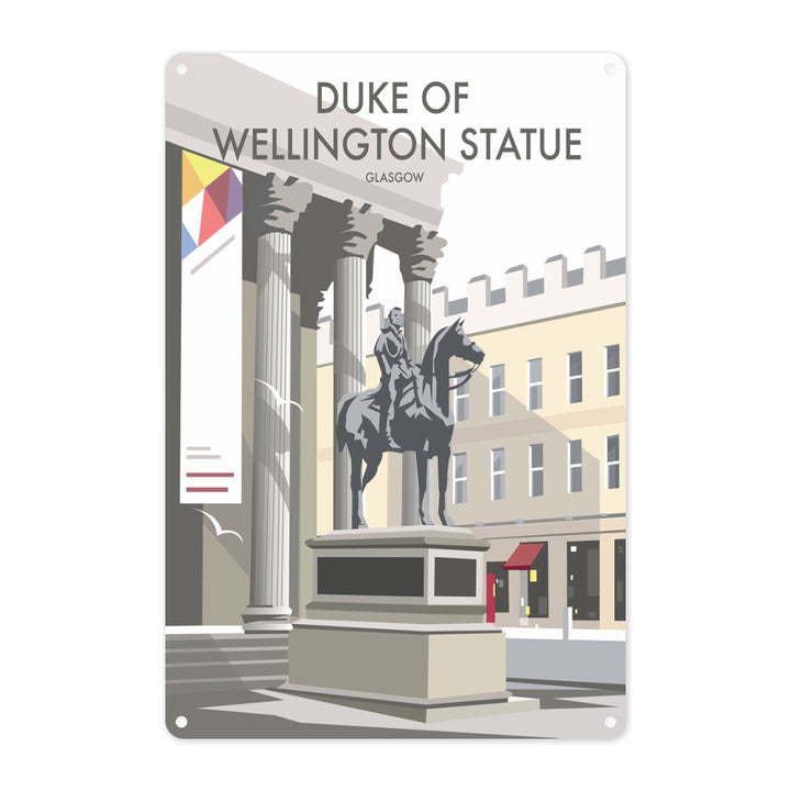 Duke Of Wellington Statue, Glasgow Metal Sign