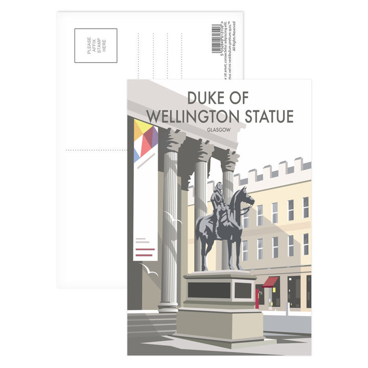Duke Of Wellington Statue, Glasgow Postcard Pack