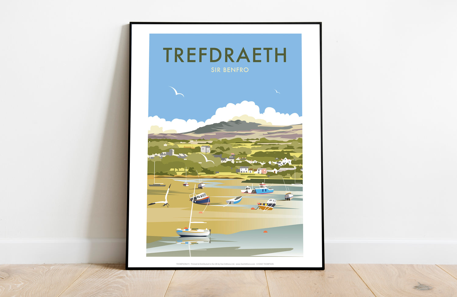 Trefdraeth, Wales - Art Print