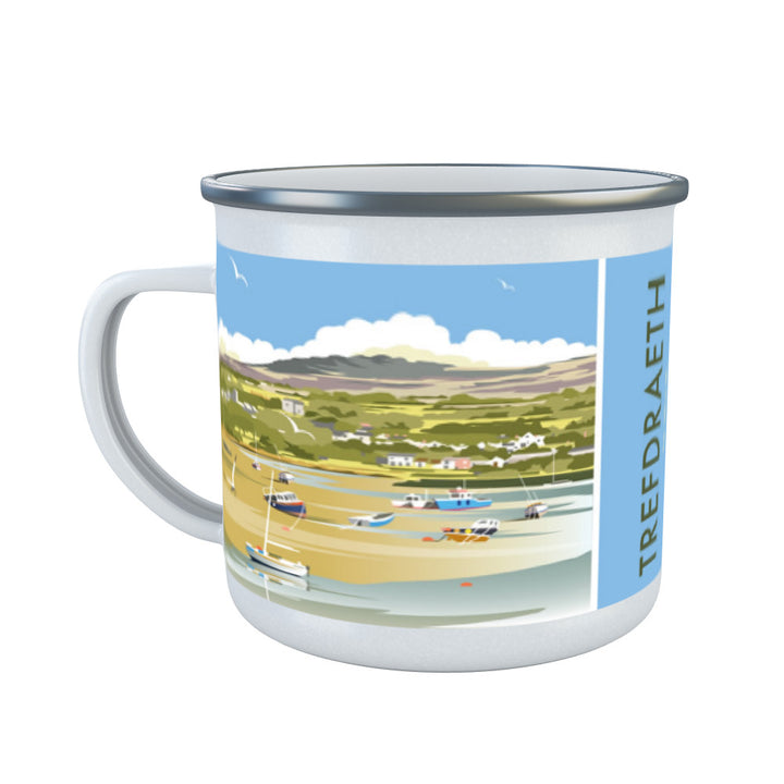 Trefdraeth, Wales Enamel Mug