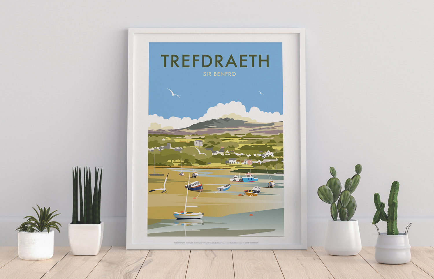 Trefdraeth, Wales - Art Print