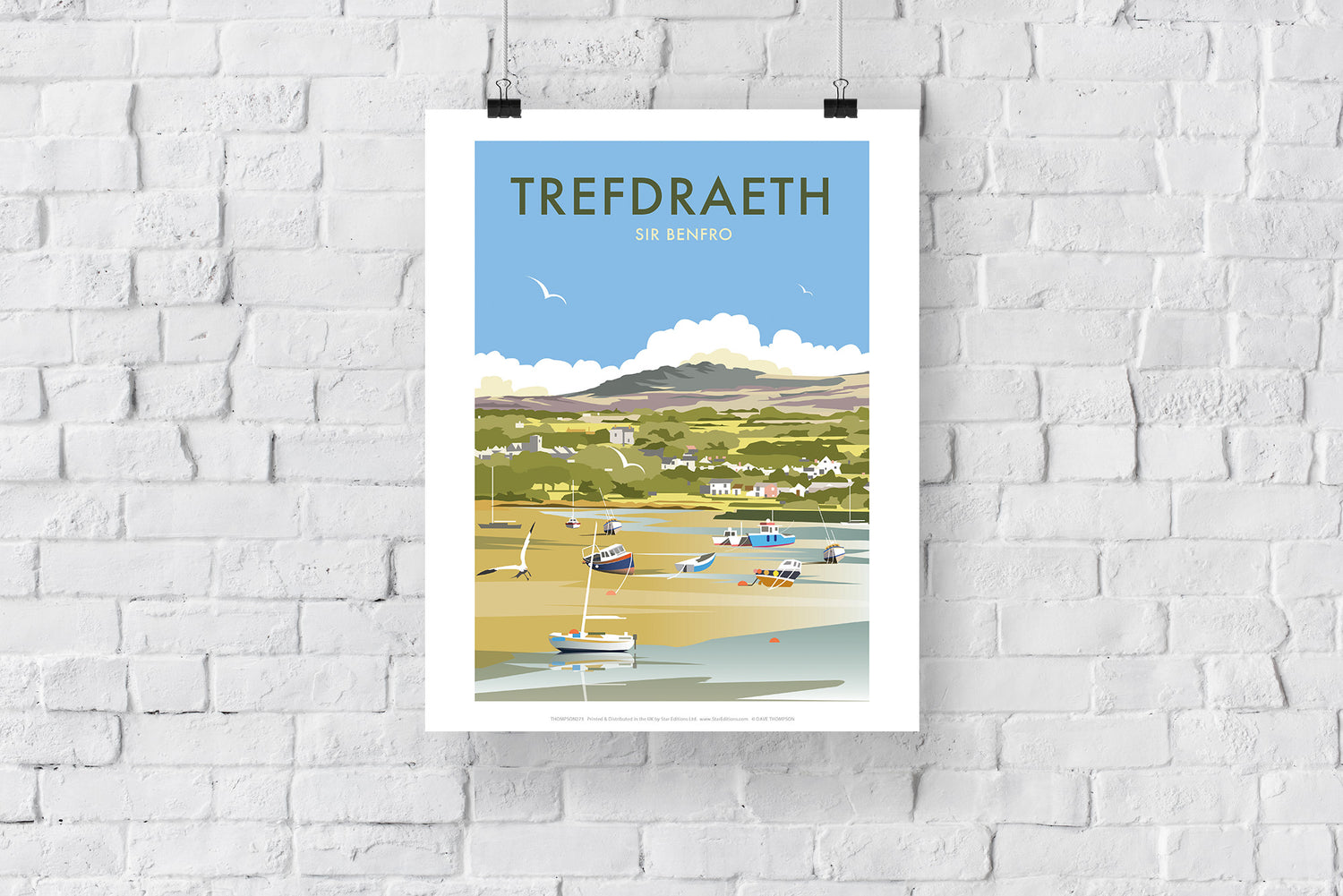 Trefdraeth, Wales - Art Print