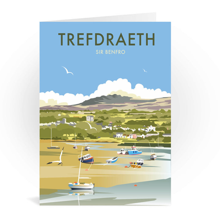 Trefdraeth, Wales Greeting Card 7x5