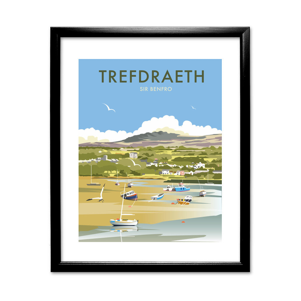 Trefdraeth, Wales - Art Print
