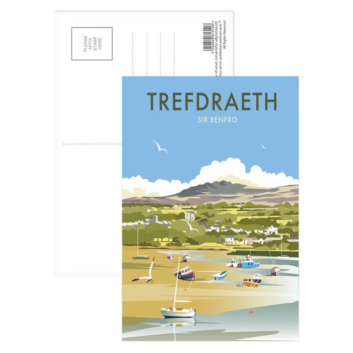 Trefdraeth, Wales Postcard Pack