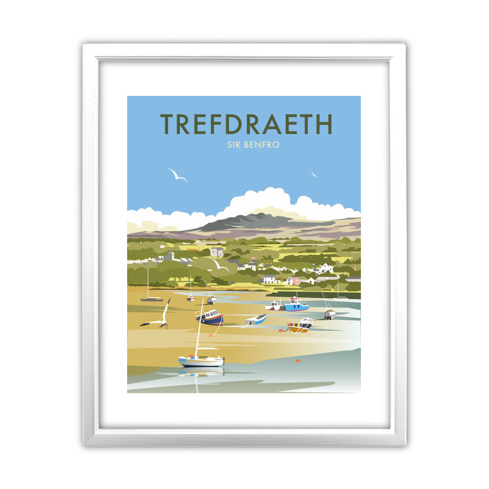 Trefdraeth, Wales - Art Print