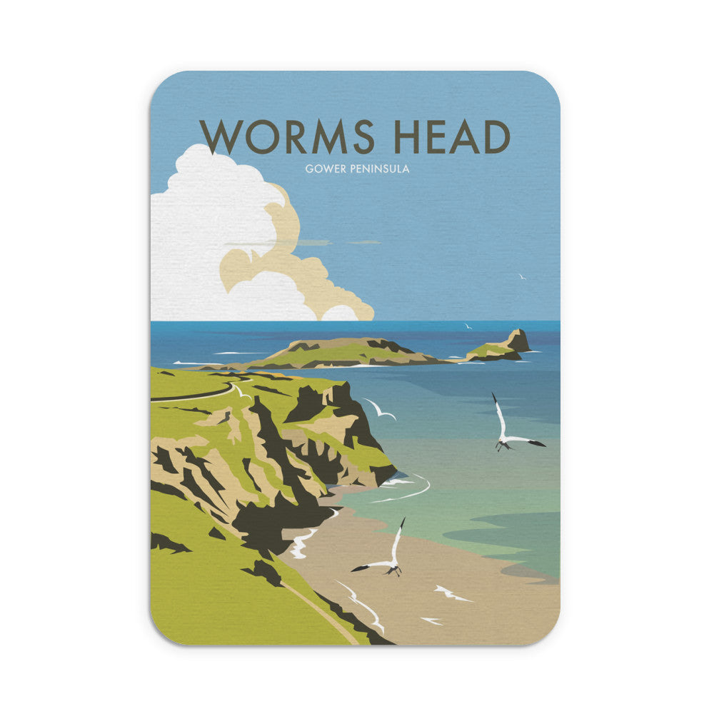 Worms Head, Gower Peninsula Mouse Mat