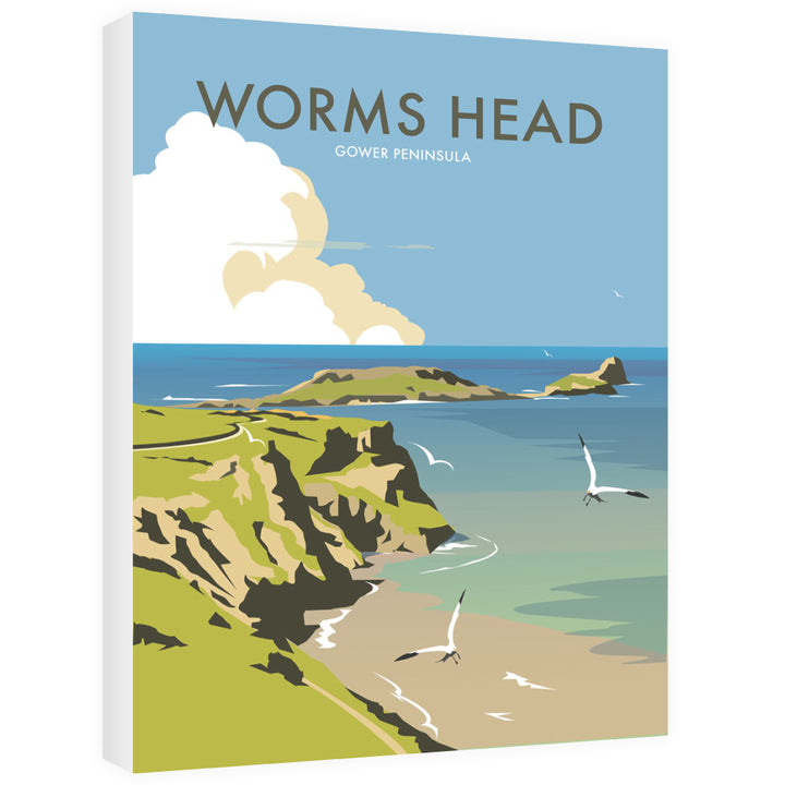 Worms Head, Gower Peninsula Canvas