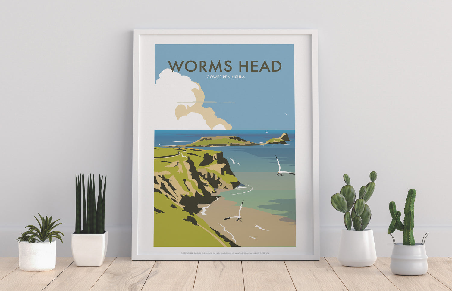 Worms Head, Gower Peninsula - Art Print