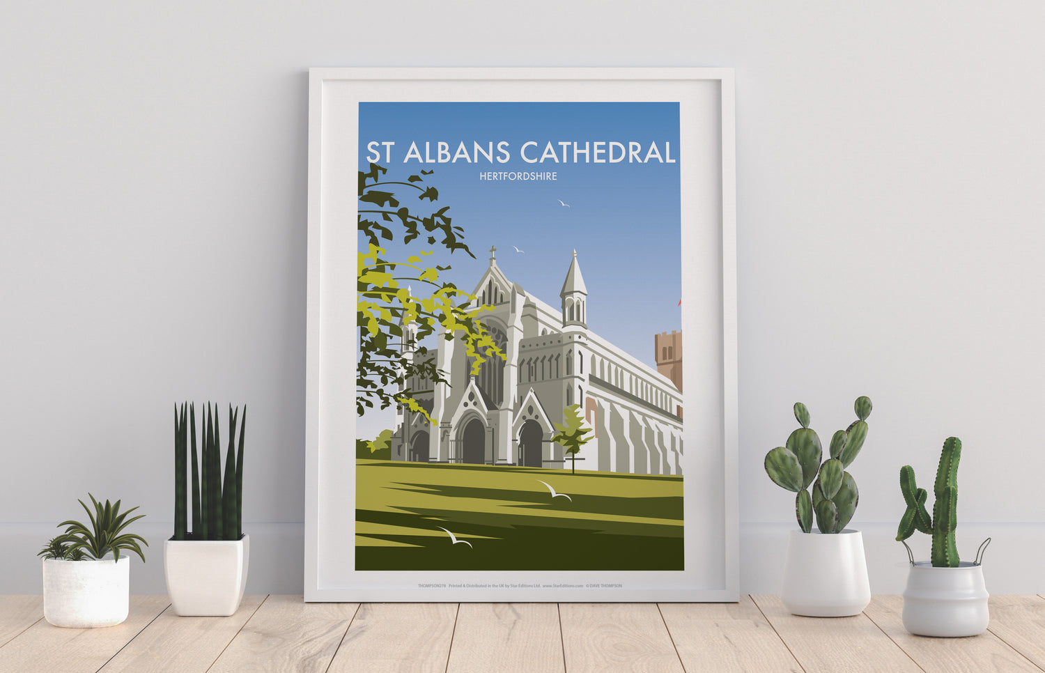 St Albans Cathedral - Art Print