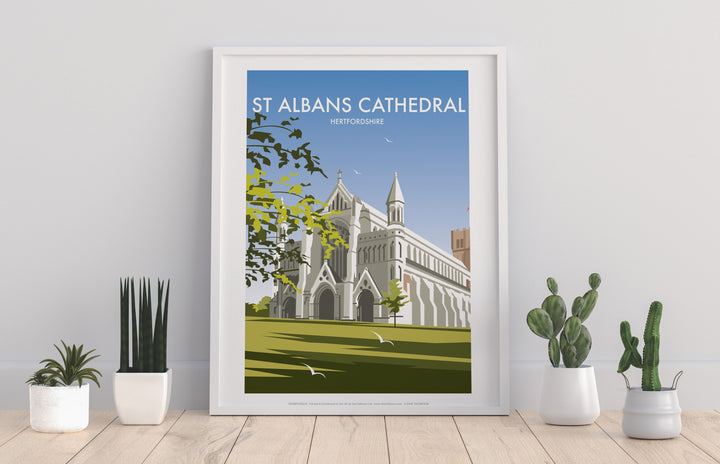 St Albans Cathedral - Art Print