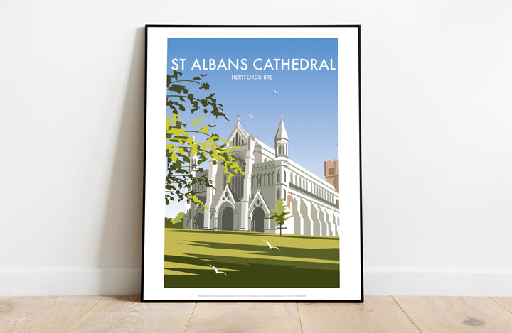 St Albans Cathedral - Art Print