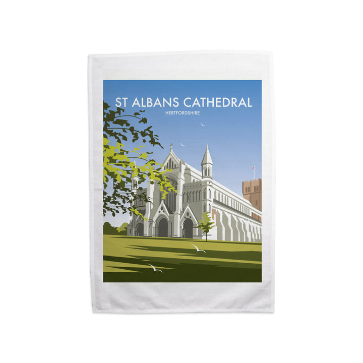 St Albans Cathedral Tea Towel