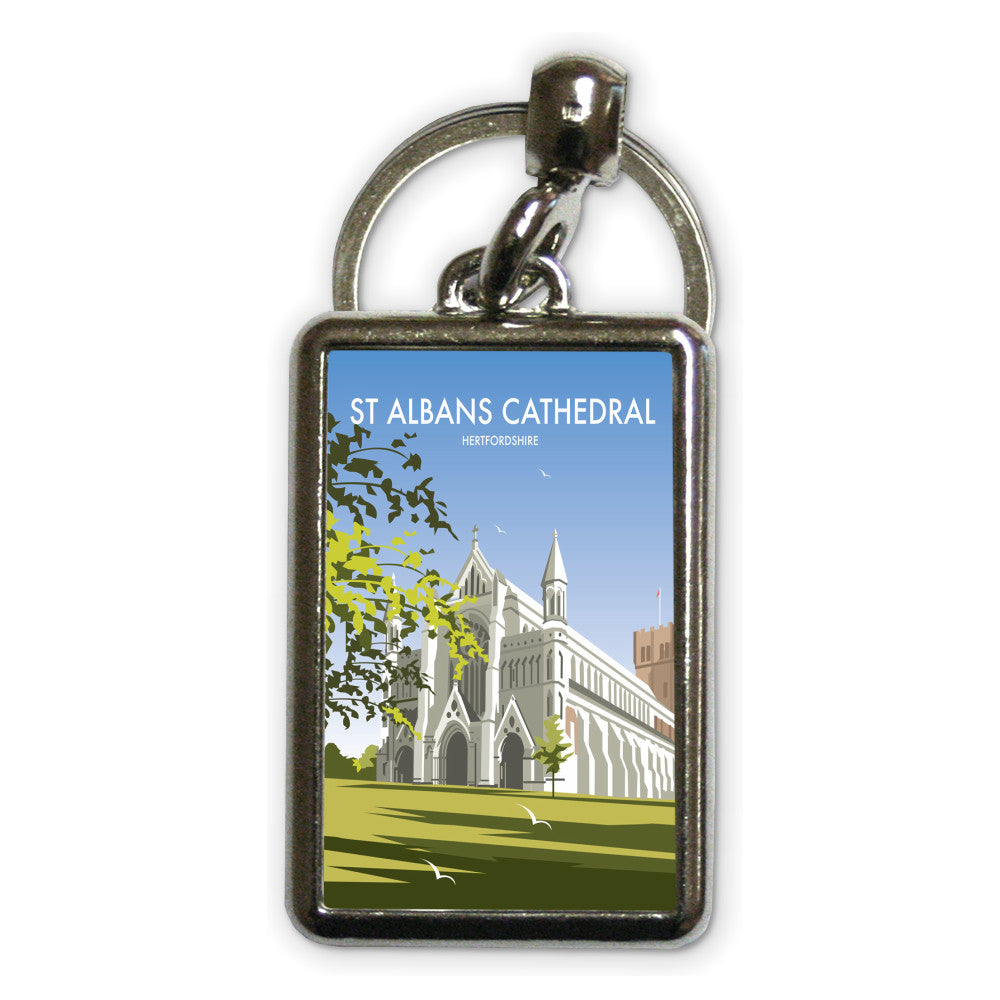 St Albans Cathedral Metal Keyring