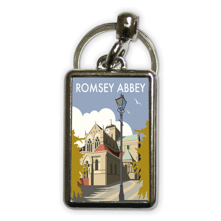 Romsey Abbey Metal Keyring