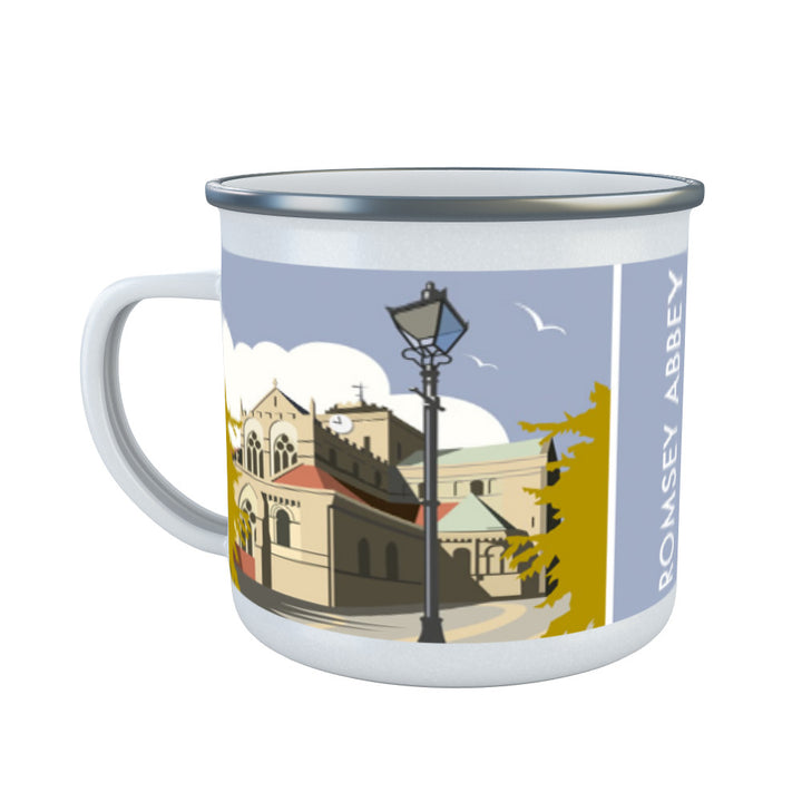 Romsey Abbey Enamel Mug