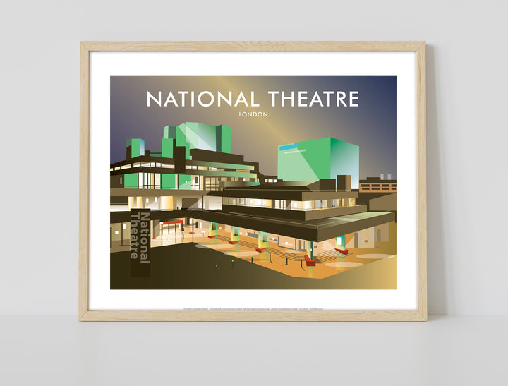 The National Theatre, London - Art Print