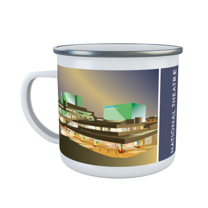 The National Theatre, London Enamel Mug