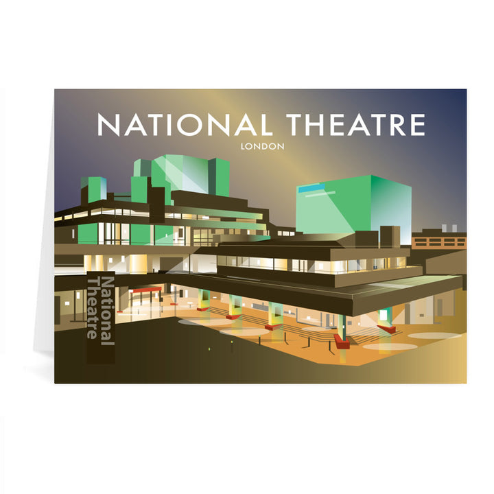 The National Theatre, London Greeting Card 7x5