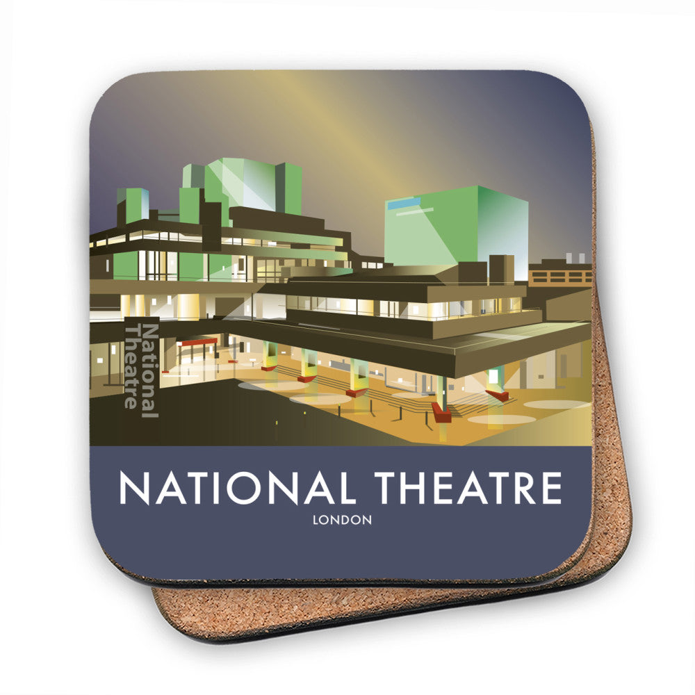 The National Theatre, London MDF Coaster